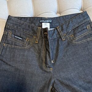 Dolce & Gabbana Dark Blue Ankle Jeans